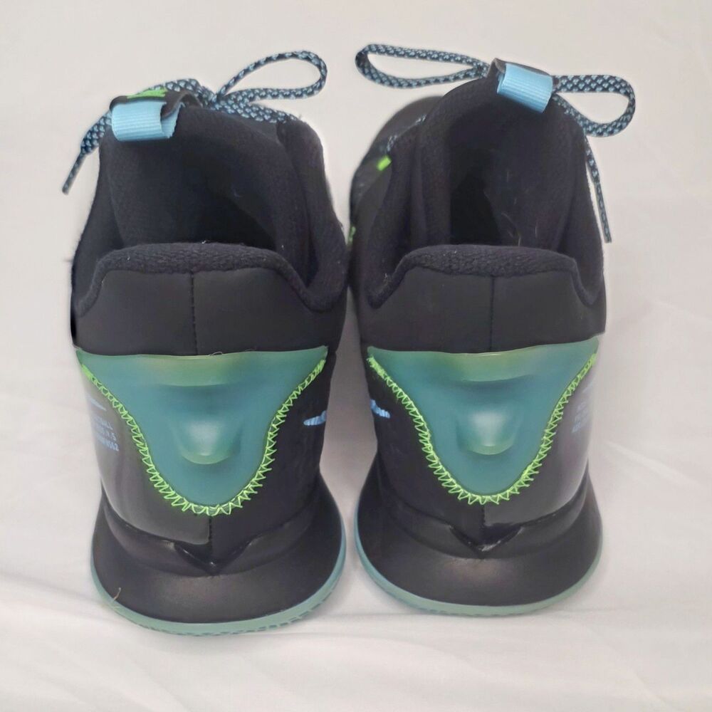 Nike LeBron Witness V (5) Mens Size 11 CQ9380-004 Black Light Blue Fury - Picture 5 of 7